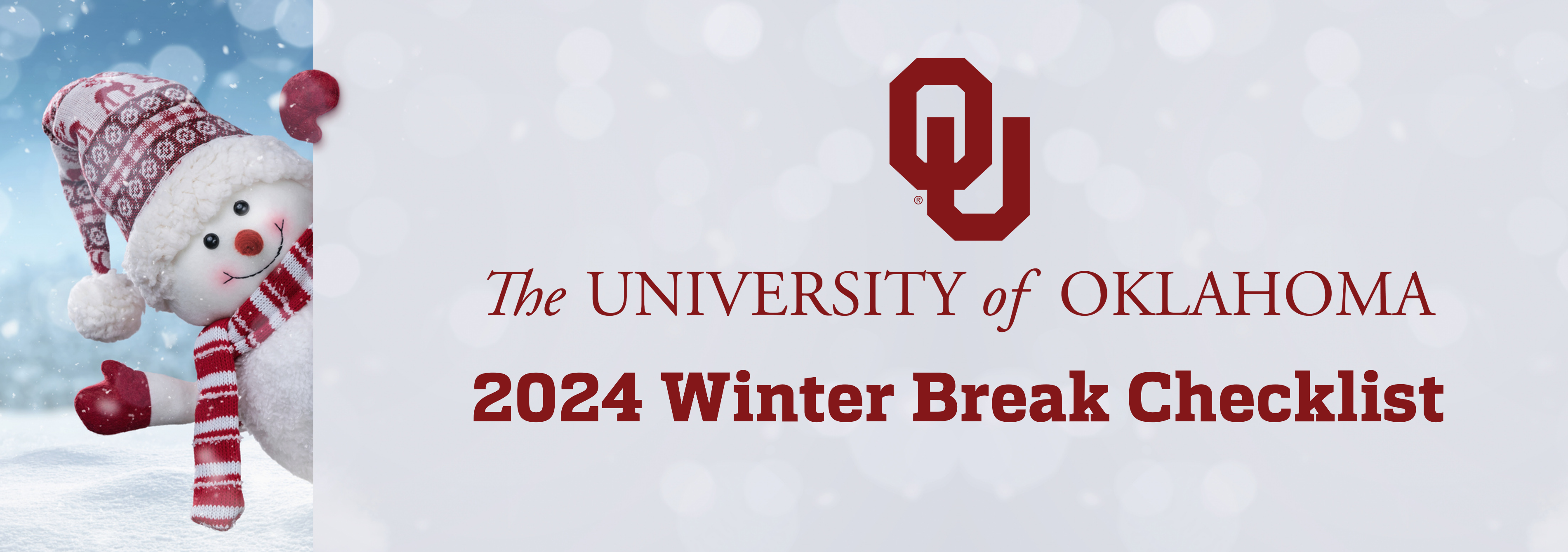 Winter Break Checklist 2024